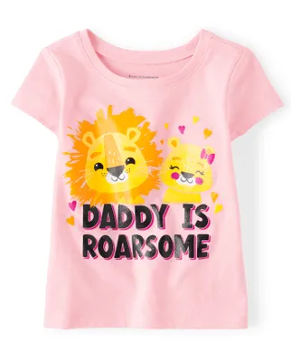 Baby And Toddler Girls Roarsome Graphic Tee