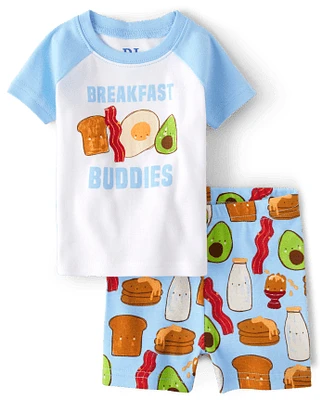 Baby And Toddler Breakfast Buddies Snug Fit Cotton Pajamas