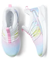 Girls Rainbow Ombre Running Sneakers