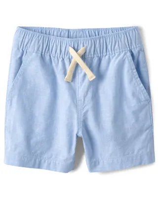 Baby And Toddler Boys Crosshatch Pull On Jogger Shorts