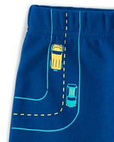 Baby And Toddler Boys Car 2-Piece Outfit Set