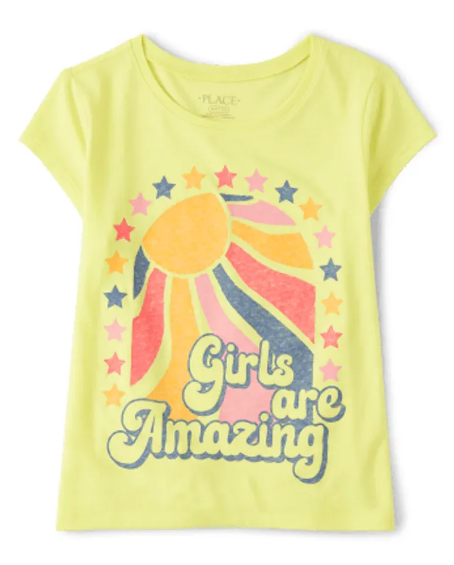 Under Armour Girls' Graphic Twist Big Logo T Shirt