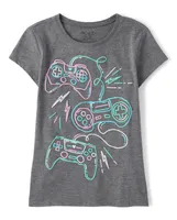 Girls Video Game Graphic Tee