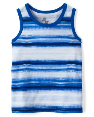 Baby And Toddler Boys Striped Tank Top