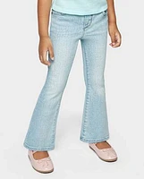 Toddler Girls Flare Jeans