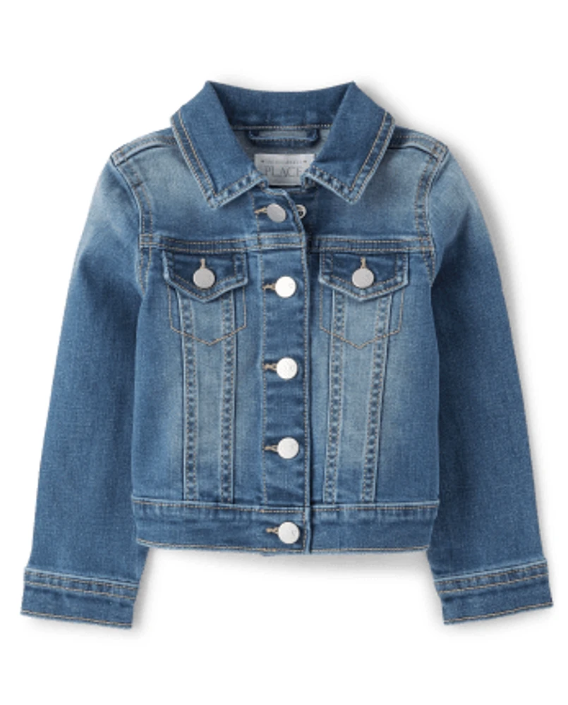 Veste en jean pour toute-petite fille