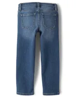 Girls Basic Straight Jeans