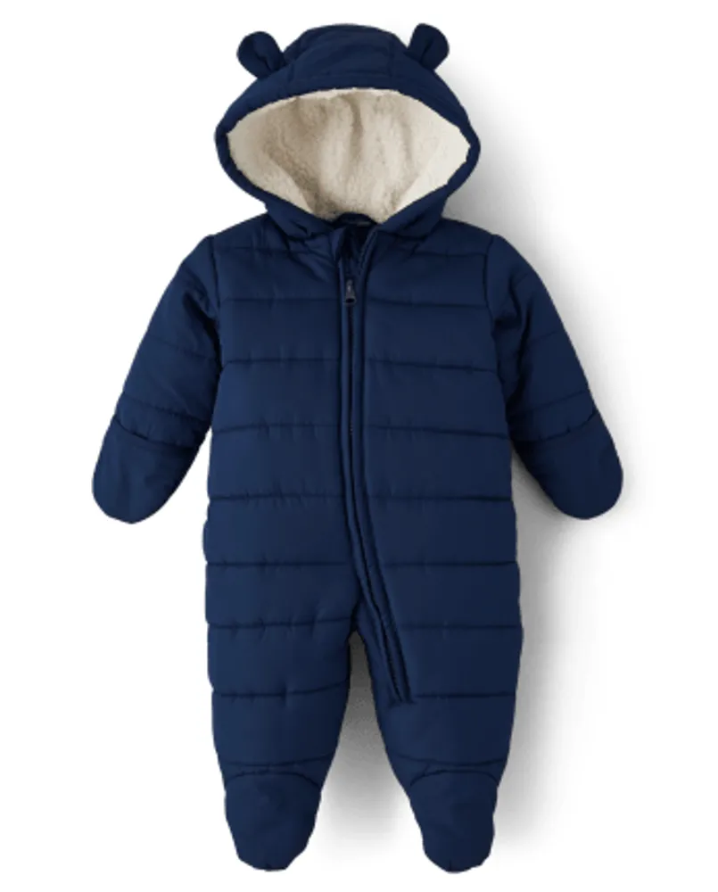 Baby Boys Bear Snowsuit