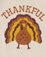 Baby And Toddler Boys Thankful Thermal Top 3-Pack