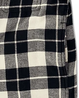 Boys Plaid Sherpa-Lined Shacket