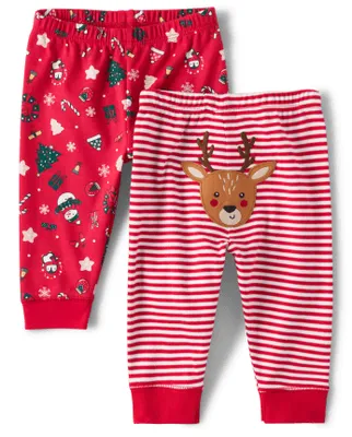 Baby Christmas Pants 2-Pack