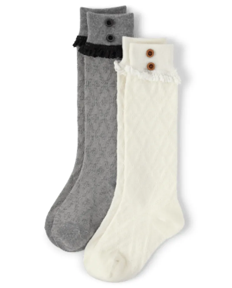 Marled Boot Sock 2-Pack