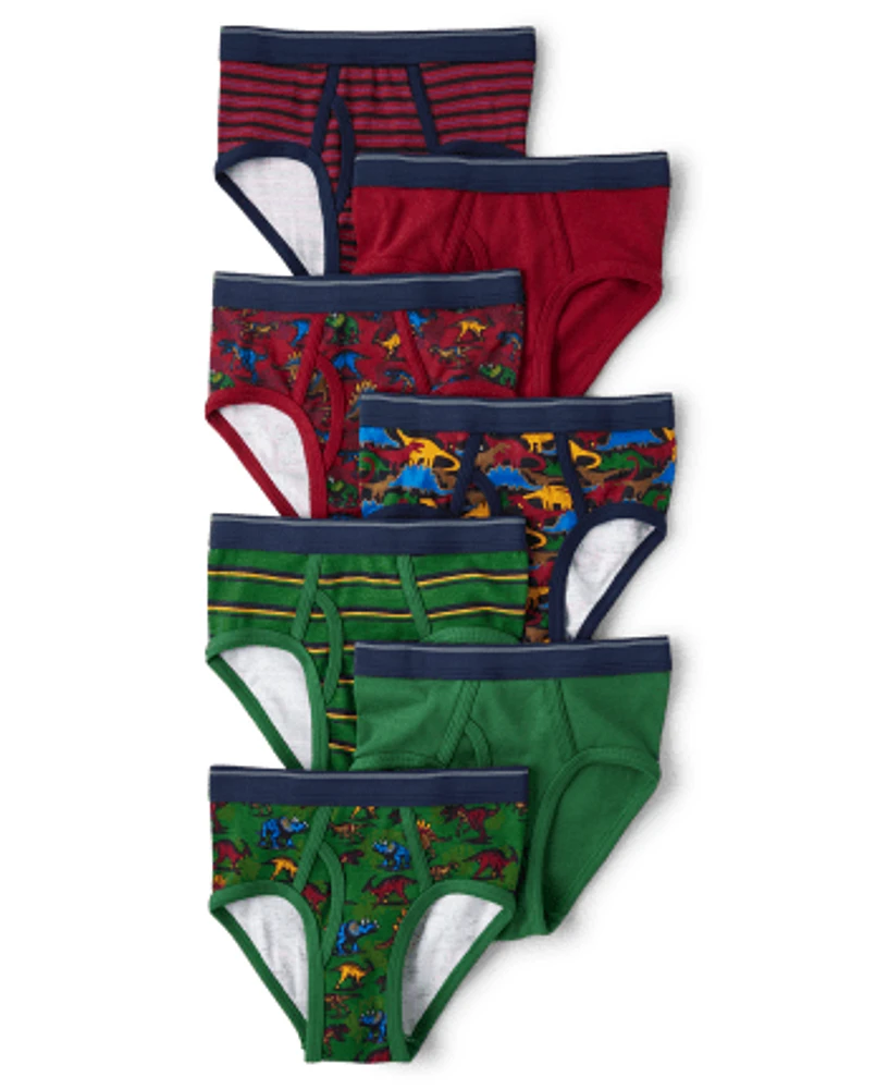 The Children's Place Boys Dino Briefs 7-Pack