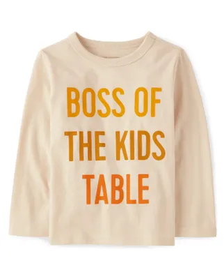 Baby And Toddler Boys Boss Graphic Tee