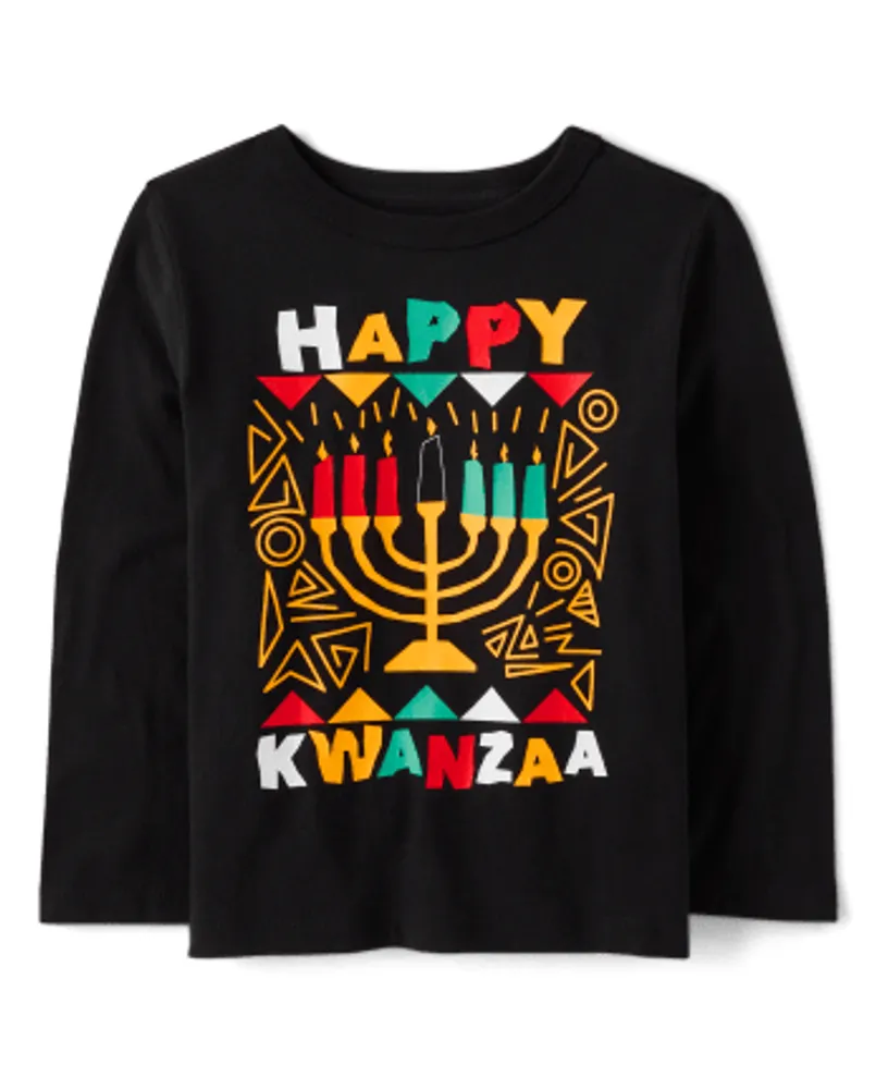Unisex Baby And Toddler Happy Kwanza Graphic Tee
