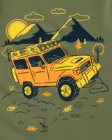 Baby And Toddler Boys Vehicle Graphic Tee 2-Pack