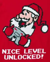 Boys Santa Gamer Graphic Tee