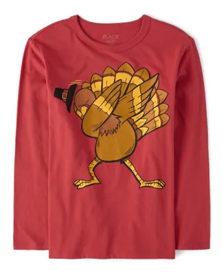 Boys Turkey Dab Graphic Tee