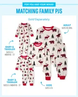 Unisex Adult Matching Family Mountain Cotton Pajamas