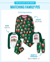 Unisex Adult Matching Family Hot Cocoa Mugs Cotton Pajamas