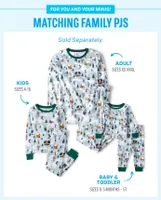 Adult Matching Family Ski Cabin Cotton Pajamas