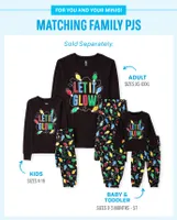 Adult Matching Family Glow Let It Cotton Pajamas