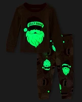 Pyjama unisexe Bébé Et tout-petit Famille assorti phosphorescent Jolly Squad Ajusté coton