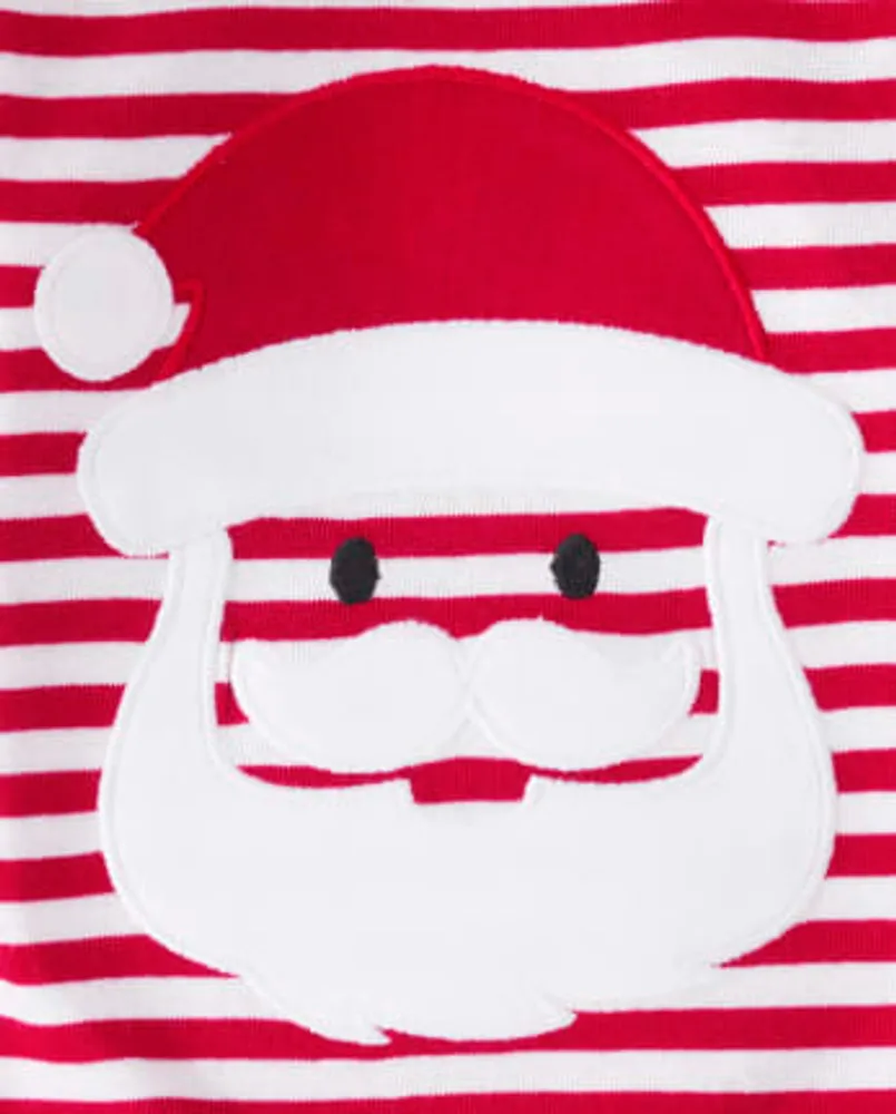 Pyjama unisexe Bébé et tout-petit rayé Santa Ajusté en coton