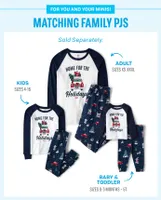 Unisex Baby And Toddler Matching Family Home For The Holidays 2023 Snug Fit Cotton Pajamas