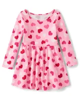 Baby And Toddler Girls Heart Everyday Dress