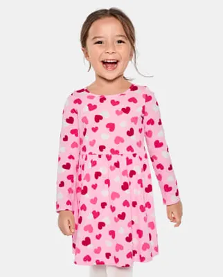 Baby And Toddler Girls Heart Everyday Dress