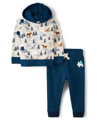 Baby And Toddler Boys Arctic 2-Piece Outfit Set
