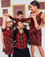 Baby And Toddler Boys Matching Family Plaid Poplin Button Up Shirt
