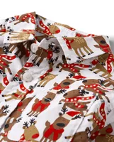 Baby And Toddler Boys Reindeer Poplin Button Up Shirt