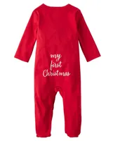 Unisex Baby First Christmas Coverall