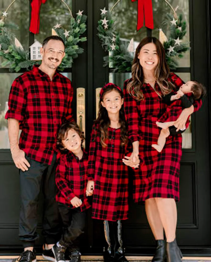 Baby And Toddler Boys Buffalo Plaid Flannel Button Up Shirt