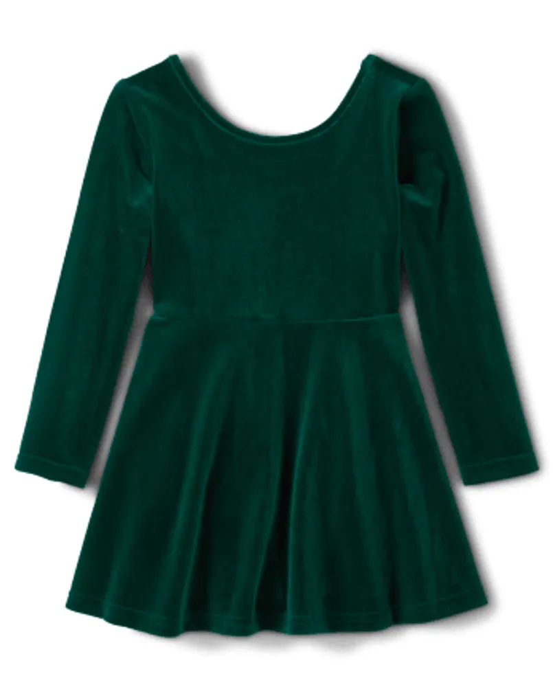 Toddler Girls Mommy And Me Velour Everyday Dress