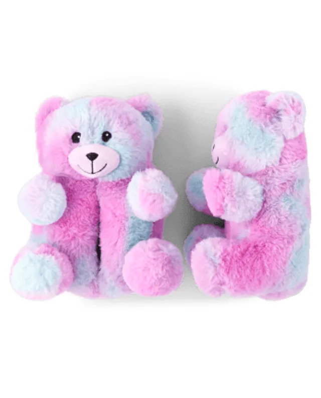 Toddler Girls Bear Faux Fur Slippers