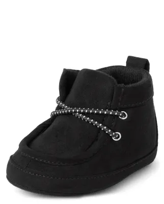 Baby Boys Cord Faux Suede Boots