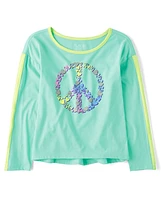 Girls Graphic Boxy Top