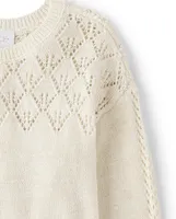 Girls Cable Knit Sweater