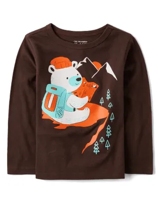 Baby And Toddler Boys Polar Bear Graphic Tee