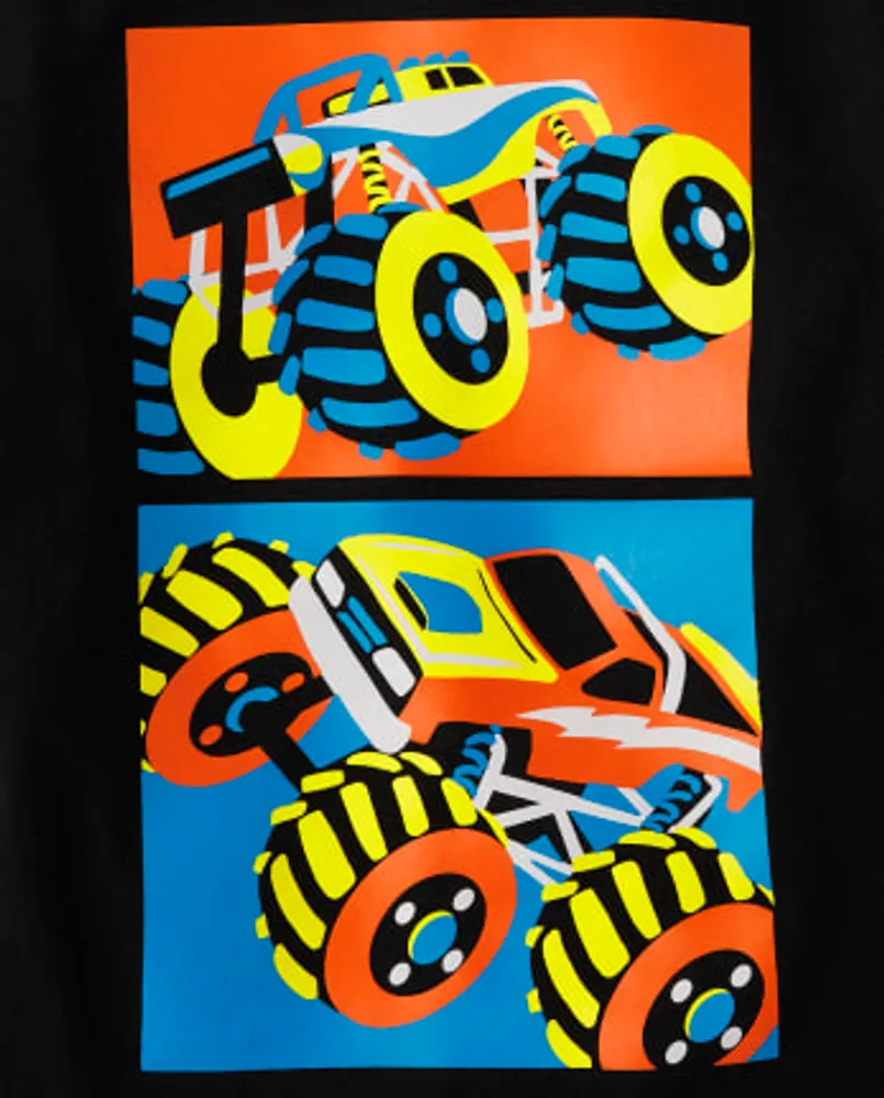 Baby And Toddler Boys Monster Truck Graphic Tee