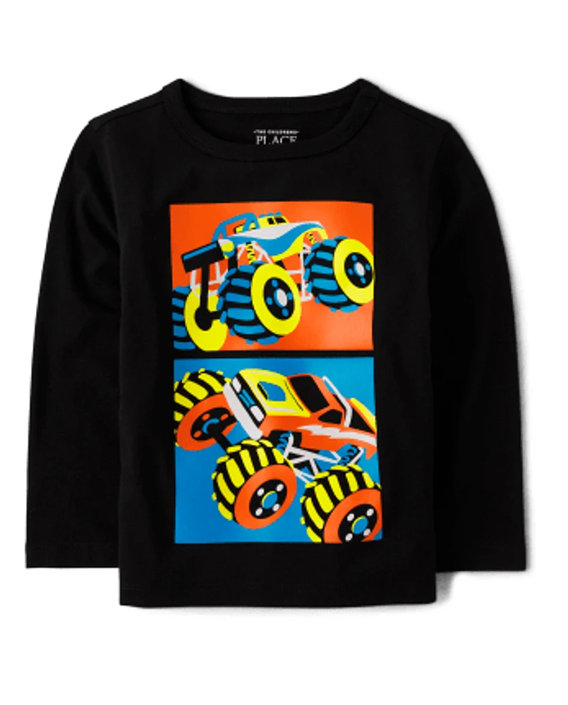 Baby And Toddler Boys Monster Truck Graphic Tee