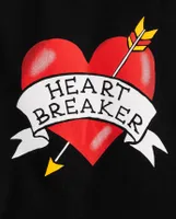 Baby And Toddler Boys Valentine's Day Heart Breaker Graphic Tee