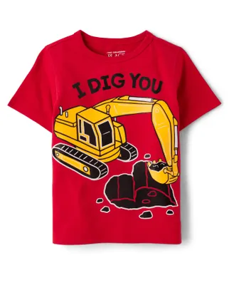 Baby And Toddler Boys Valentine's Day I Dig You Graphic Tee