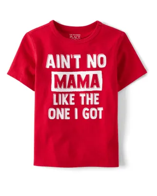 Unisex Baby And Toddler Matching Family Mama Graphic Tee