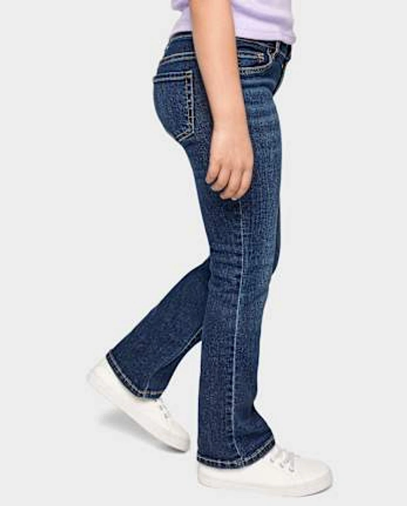 Jean bootcut basique pour fille