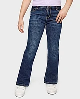 Jean bootcut basique pour fille