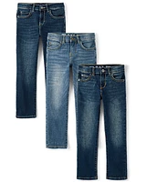 Boys Straight Jeans 3-Pack